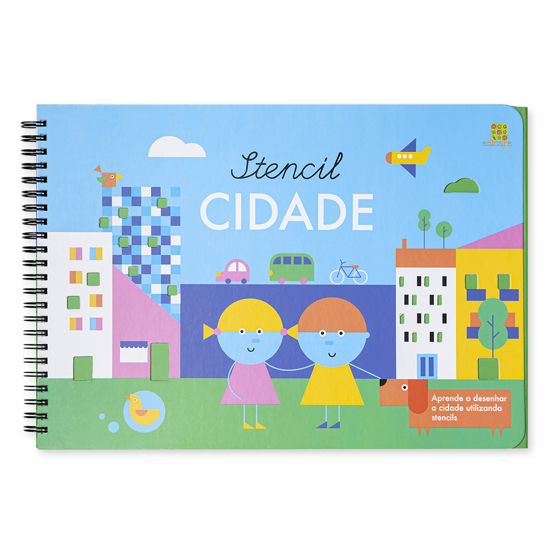 Stencil - Cidade - Desenhar +4 anos