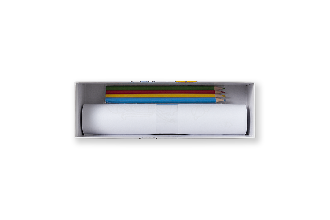 Desenrola o Espaço - Rolo de colorir - 5M +3 anos - OFERTA DE 4 LÁPIS