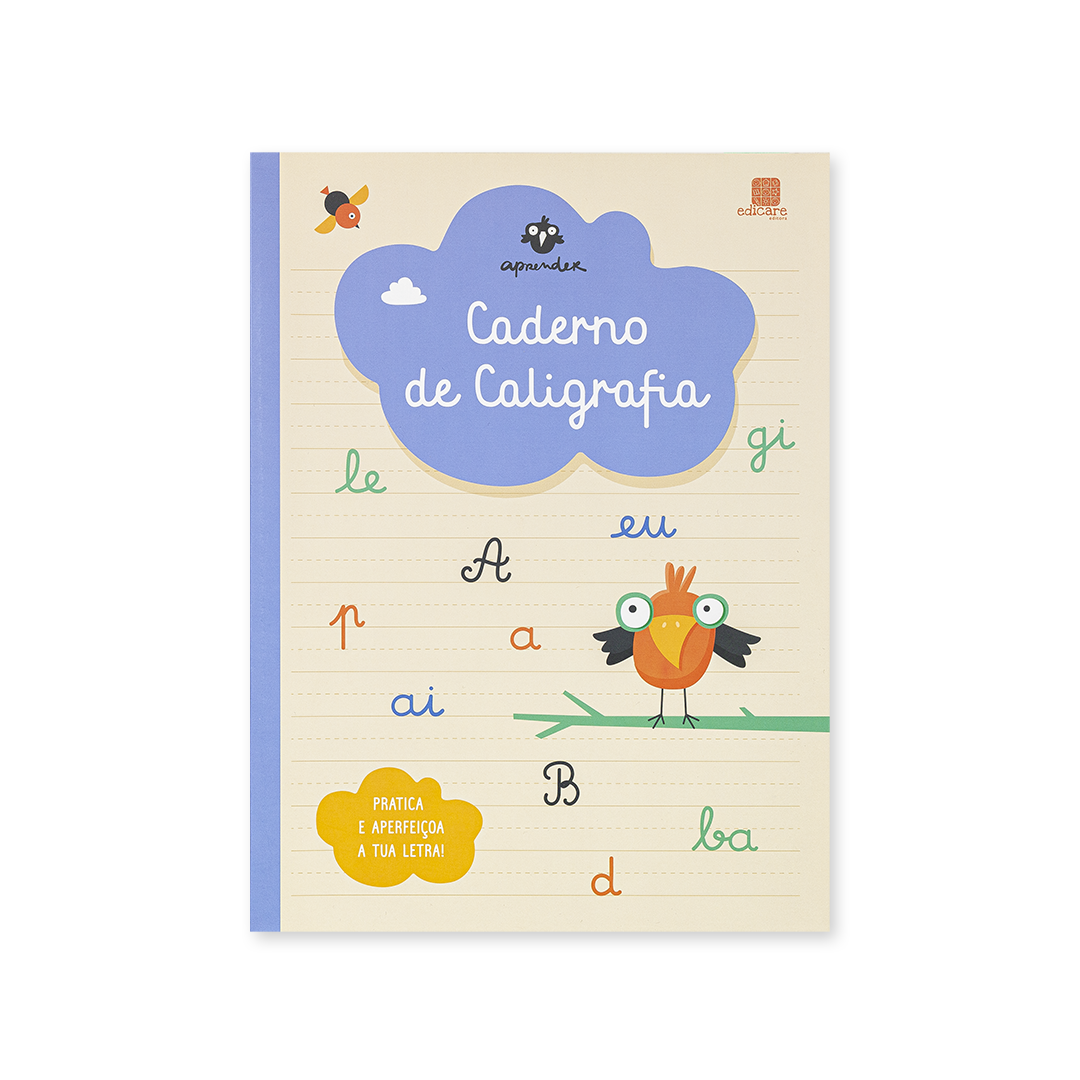 Caderno de caligrafia - + 5 anos