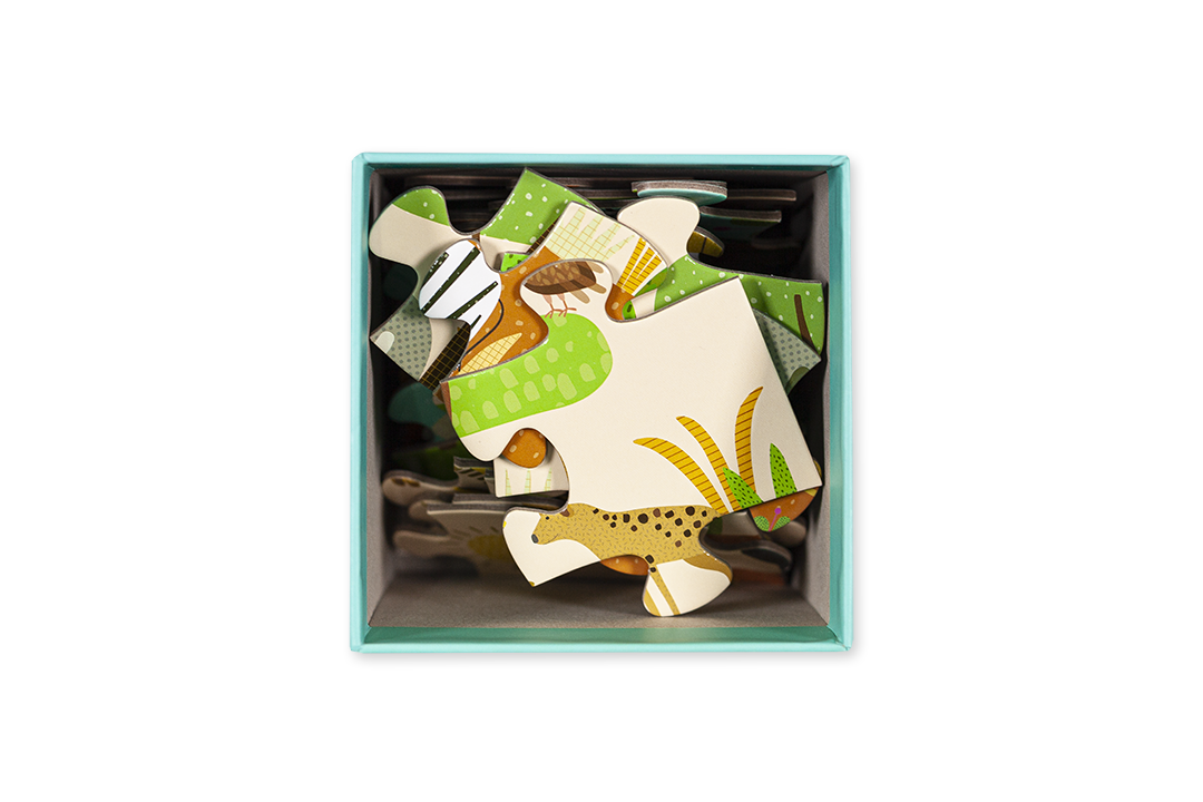 Puzzle Wild- 30 peças - +3 anos