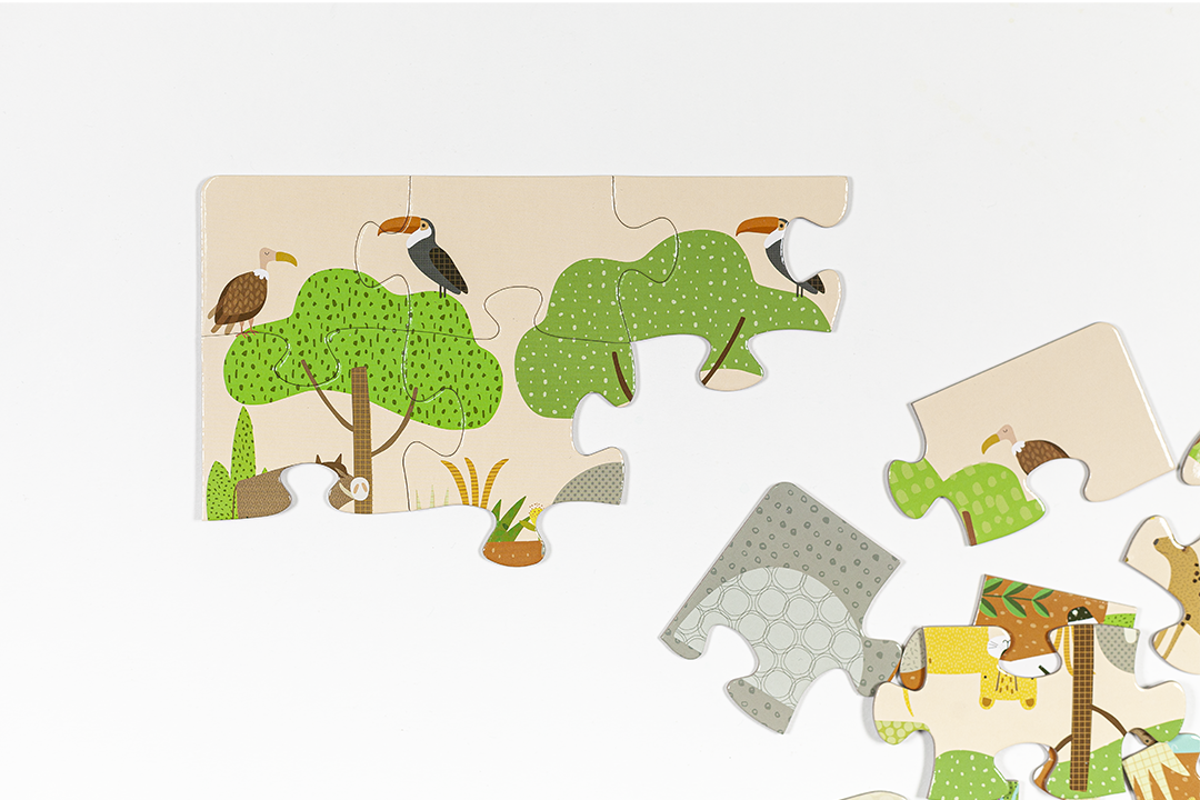Puzzle Wild- 30 peças - +3 anos