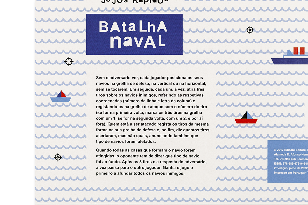 Jogos rápidos -Batalha Naval + 7 anos