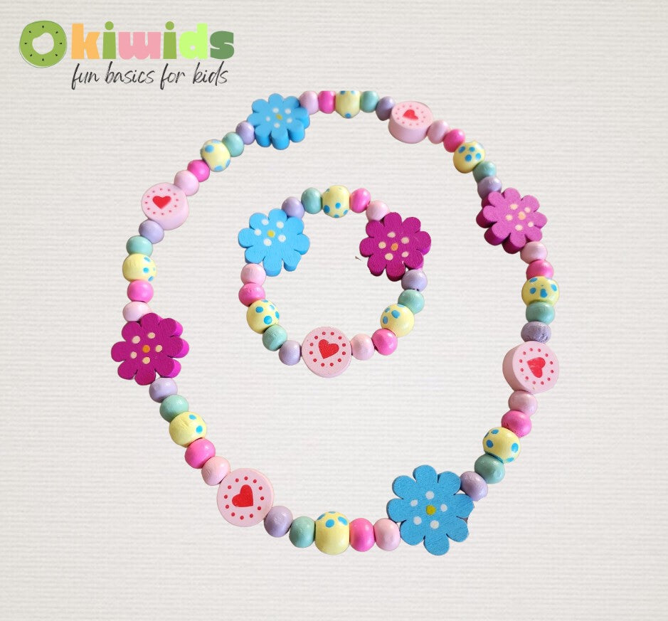 Colar com flores