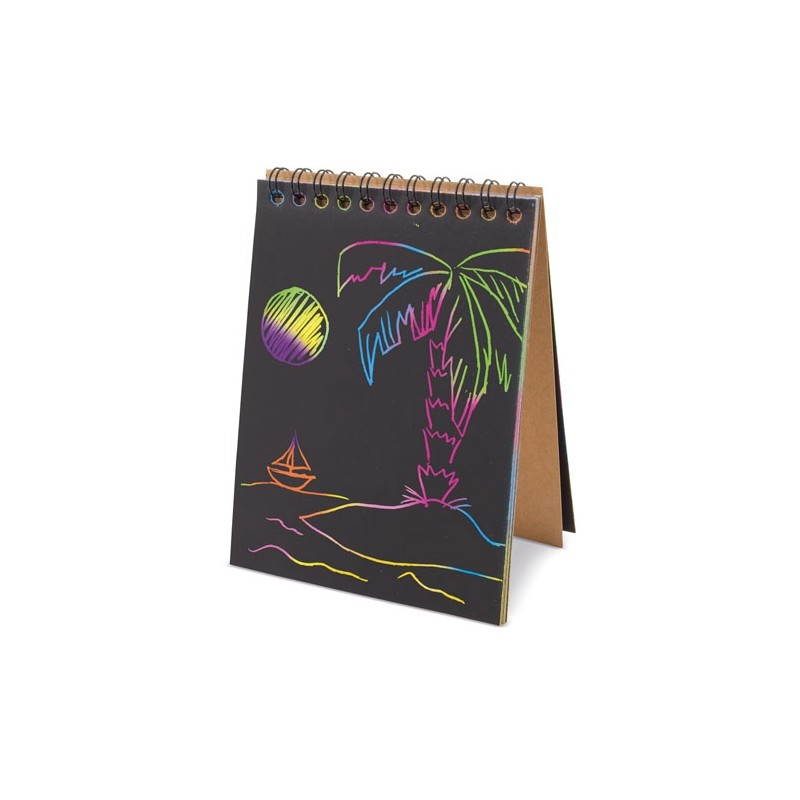 Caderno de 8 folhas - Riscas e aparecem as cores