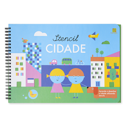 Stencil - Cidade - Desenhar +4 anos