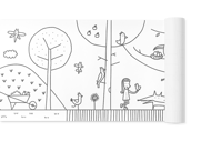 Desenrola o Campo - Rolo de colorir - 5M  +3 anos - OFERTA DE 4 LÁPIS