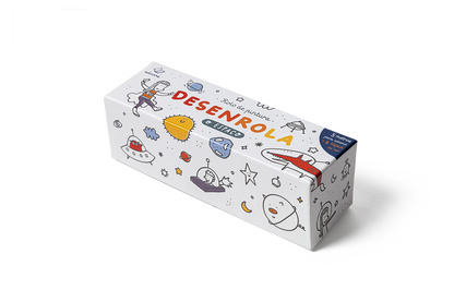 Desenrola o Espaço - Rolo de colorir - 5M  +3 anos - OFERTA DE 4 LÁPIS