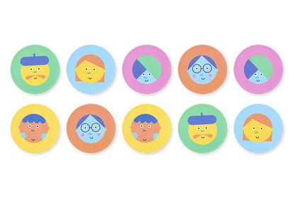 MEMO FACES - Jogo de Memória +3 Anos