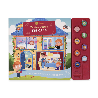 Brinca e descobre o mercado - Livro Sonoro + 12 meses