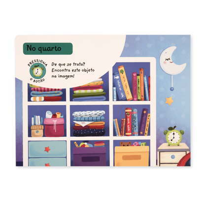 Brinca e descobre o mercado - Livro Sonoro + 12 meses