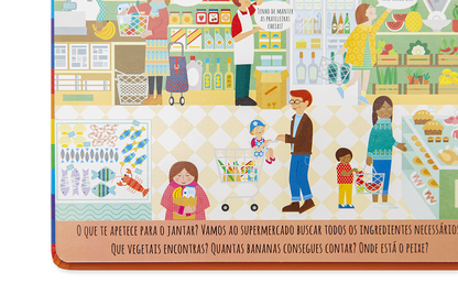 Brinca e descobre o mercado - + 4 anos
