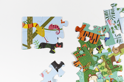 Puzzle da Selva - 30 peças - +3 anos