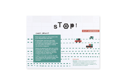Jogos rápidos -STOP e Padrões+ 7 anos