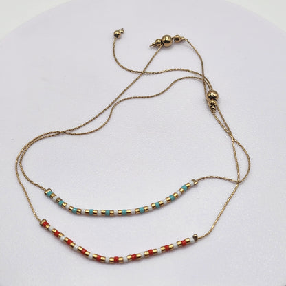 Pulseiras Prateadas e Douradas Coloridas: