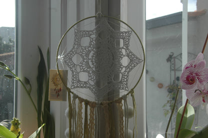 Caça Sonhos artesanal Dourado