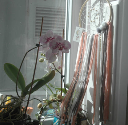 Caça Sonhos Rosa