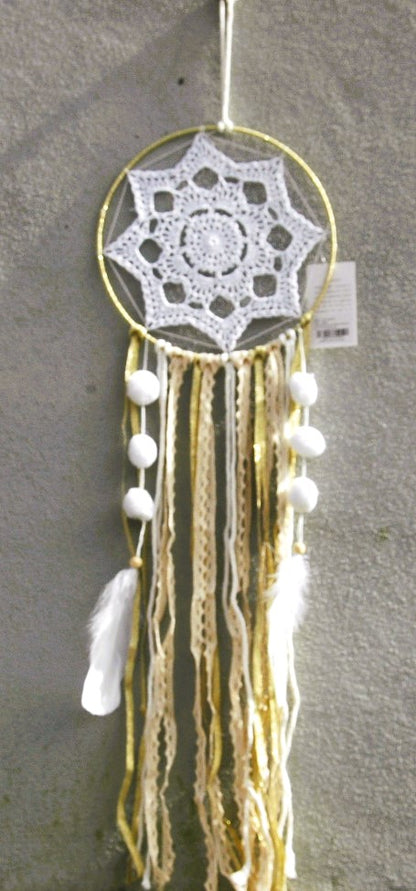 Caça Sonhos artesanal Dourado